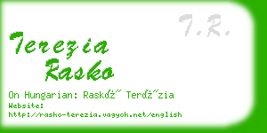 terezia rasko business card